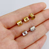 A-Z Stainless Steel Cylindrical Hollow 26 Letters Charms Initial Necklace Bracelet Pendant Jewelry Alphabet DIY Accessories