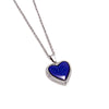 A sexy thermochromic necklace love pendant can open the box necklace Heart-shaped photo box sweater chain jewelry gift