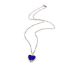 A sexy thermochromic necklace love pendant can open the box necklace Heart-shaped photo box sweater chain jewelry gift
