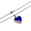 A sexy thermochromic necklace love pendant can open the box necklace Heart-shaped photo box sweater chain jewelry gift
