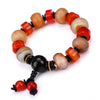 AAA Original Red Agate Male Bracelet Buddha Natural Stone Jewelry Power Chakra Healing Handmade White Jade Green Jade Bracelet