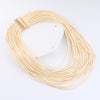 AE-CANFLY Multilayer Necklace Rope Choker Bib Statement Long Necklace for Women 1L5002