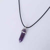 2020 New Hot Hexagonal Crystal Tiger Eye turquoises pendentif amethyste Stone Pendant Chains Necklace For Women Jewelry