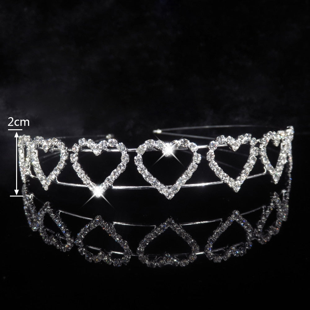 AINAMEISI 2020 Tiaras and Crowns Hair Band Women Wedding Crown Bride Accessories Jewelry Headband Hoop Tiara For Lovely Girls
