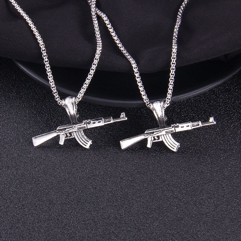 14K Gold AK-47 Pendant 68883: buy online in NYC. Best price at TRAXNYC.