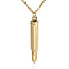 ALLICEONYOU Unique Can Be Opened Bullet Pendant Necklace for Men Male Accessories Pack Perfume Link Chain Hip Hop Gift For Women