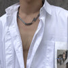 ALYX high street function wind metal safety buckle men and women ALYX titanium steel short necklace hip-hop rock style