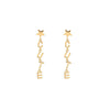 AMORE Letters Earrings for Women Gold Silver Color Long Drop Earrings 2022 Trend Jewelry Accessories Gift 11.11