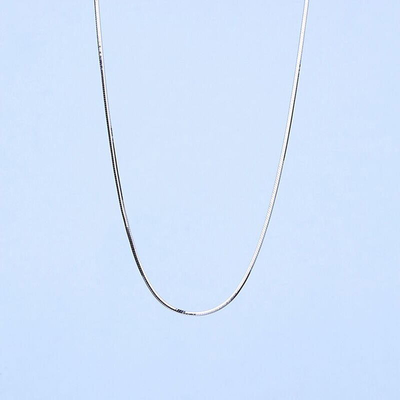 ANI 18K Rose Gold (AU750) Chain Necklace for Women Engagement Fine Jewelry Snake Chain for Pendant 16 inches or 18 inches