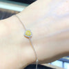 18K Rose Gold Fashion Women's Bracelet Fritillary Heart-shaped Lady Engagement Bracelet Jewelry Gifts
