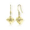 ANI 925 Sterling Silver Women Natural Rose Quartz Drop Earrings Lemon Crystal Color Gemstone Jewelry Fashion Dangle Earrings