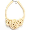 ANL0191(1), 16 Colors Statement Neon Thick Ropes Knitted Chunky Knot Necklace