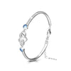Crystal Bracelet&Bangles Geometric Natural Stone Adjustable Charm Bangles Silver 925 For Women Fashion Jewelry Gift