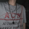 AOMU 3PCS/SET Hip Hop Long Chain Necklace Metal Pendant for Women Men Jewelry Gifts Punk Key Cross Necklace Accessories