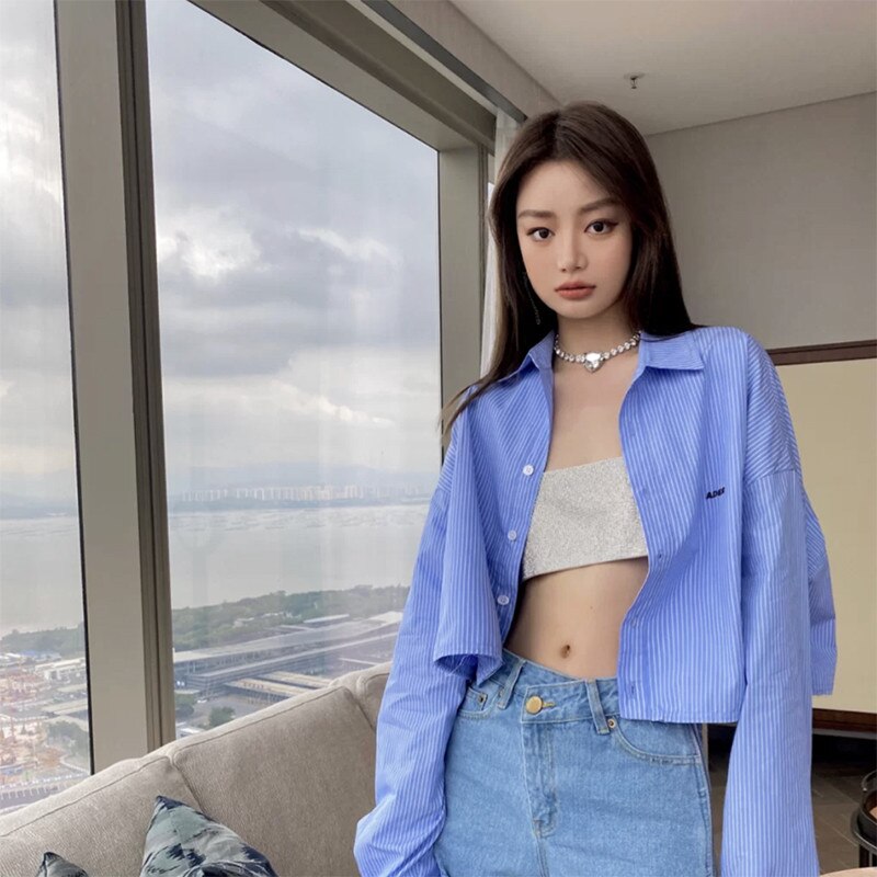 AOMU  Hyperbole Rhinestone Big Love Pendant Metal Silver Color Clavicle Chain Adjustable Choker Necklace for Women