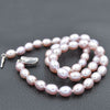 7-8mm Natural pearl Necklace Rice Pearl Jewelry For Women Classic Mother's d gift