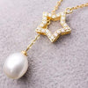 9-10mm Natural pearl necklace 925 sterling silver necklace pendant for women real pearl jewelry necklace