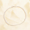 Pearl bracelets for women 925 Solid sterling silver Clasp Crystal Beaded Bangles jewelry gift