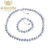 Gary Baroque Natural pearl Jewelry Sets Real Black pearl Necklace Bracelet for women New Arrival
