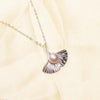 Natural Pearl Neckalce 925 Solid silver Ginkgo leaf Pendant Fine Jewelry for women Christmas gift