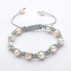 Natural Genuine Pearl Lucky Charm Tibetan Bracelets For Women Handmade Knots colour Black Rope Christmas Gift