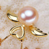 S925 sterling silver necklace pendant Natural Pearl pearl angel Jewelry for Girls