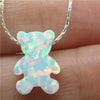 ASQUEEN 15 Styles New Cute Nature Opal Stone beads Necklace Pendants Gift For Women Girls necklace
