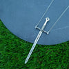 Ace of swords  sword necklace short sword necklace stainless steel gothic necklace
