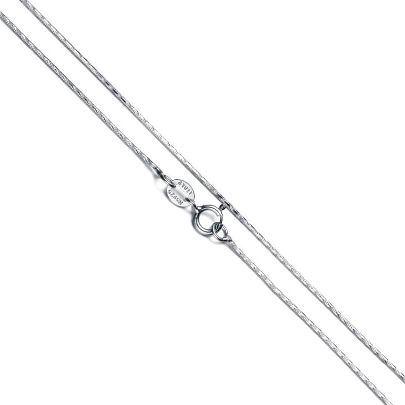 Factory Free 18'' Length Snake Chain Pure 925 Sterling Silver Women Necklace Pendants 45cm Long Slim Cabel Jewelry