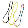 Acrylic Smile Beads Pendant Short Necklace For Women Sweet Korean Jewelry Ethnic Retro Strand Beaded Chocker Gifts