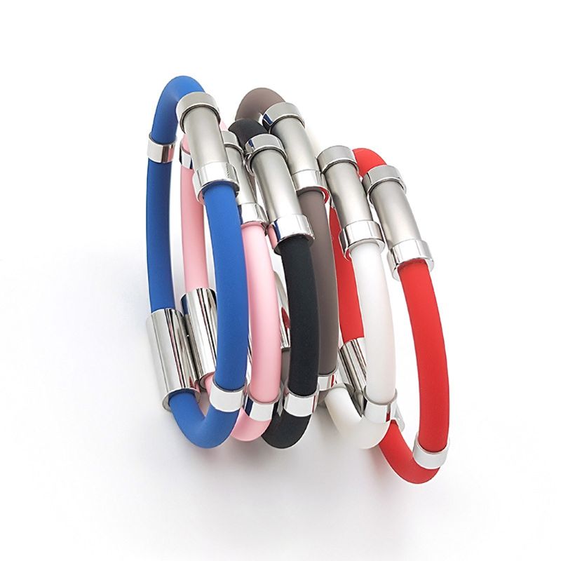 Adjustable Anti-Static Silicone Bracelet Body Static Magnetic Sports Wristband