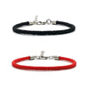 Adjustable Black Red Rope Bracelet Women Men Handmade Thead Charm Bracelet Friendship Jewelry Gift