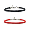 Adjustable Black Red Rope Bracelet Women Men Handmade Thead Charm Bracelet Friendship Jewelry Gift