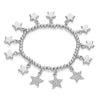 Adjustable Crystal Stars Beads Chain Bracelet For Women Silvery Mix Color Charms Bracelets For Girls 2022 Jewelry