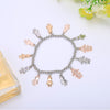 Adjustable Full Boy and Girl Charms Beaded Bracelet For Women Cute Gold Silvery Crystal Bracelets 2022 Jewelry Gift