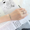 Adjustable Sterling Silver 925 Jewelry Bracelets Women New Fashion Elegant Bangles&Bracelets Small Silver Female Bracelet