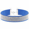 Adjustable Velvet Ribbon Rhinestones Choker Necklace Cool Gothic Style Handmade Sexy Simple Sexy Female Night Party Wedding K3ND