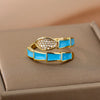 Aesthetic Enamel Rings For Women Adjustable Drip Oil Colorful Snake Ring 2023 Trend Animal Jewerly Wedding Gift Bijoux Femme