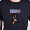 African Drum Pendant Necklace Classic Mini Tambourine Children Necklace Kids Necklace Jewelry