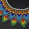 African Ethnic Resin Beaded Necklaces for Women Bohemia Statement Collar Choker Necklaces Lady Gift Gypsy Tribal Jewelry Gift