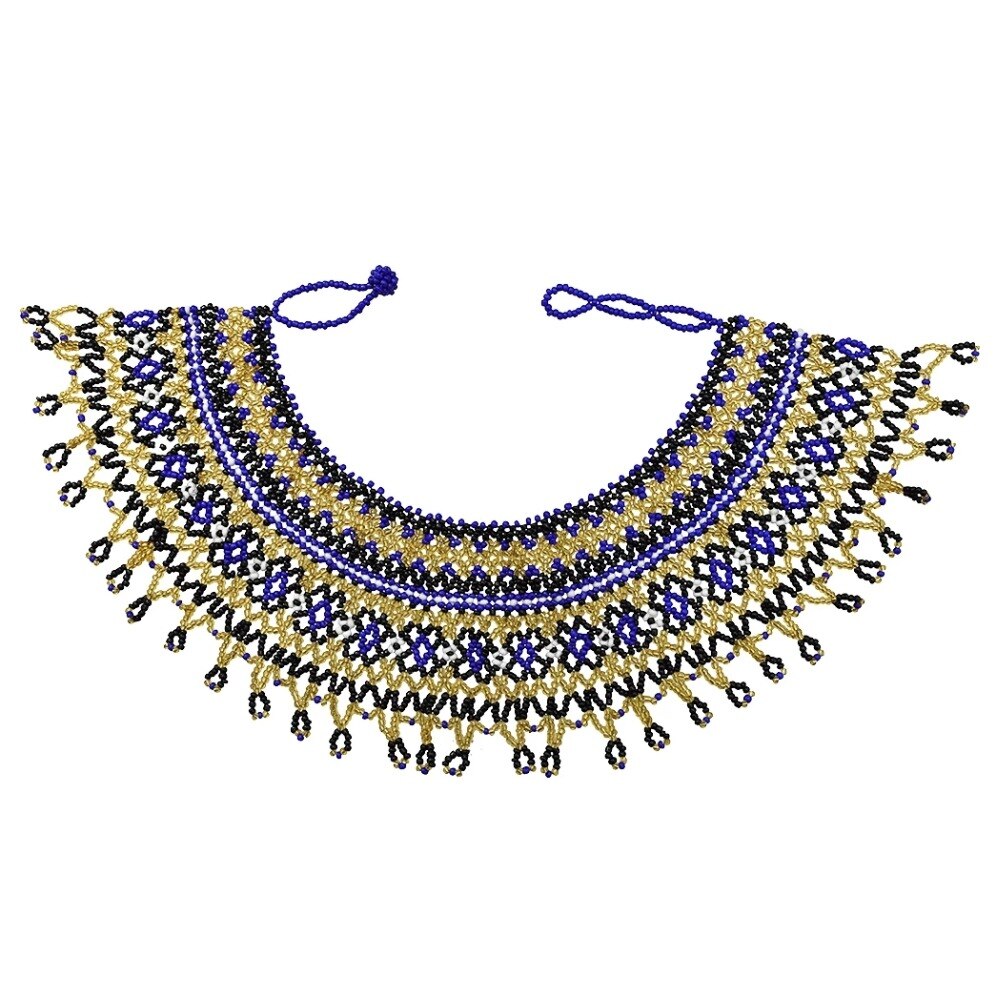 African Multicolors Resin Beads Choker Necklaces for Women Boho Big Tribal Collar Statement Necklace Tribal Party Jewelry Gift
