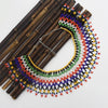 African Nigerian Colorful Resin Bead Multilayer Link Chain Necklaces Choker Collar For Bride India Tribal Zulu Statement Jewelry