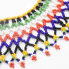 African Nigerian Colorful Resin Bead Multilayer Link Chain Necklaces Choker Collar For Bride India Tribal Zulu Statement Jewelry