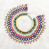 African Nigerian Colorful Resin Bead Multilayer Link Chain Necklaces Choker Collar For Bride India Tribal Zulu Statement Jewelry