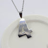 Age Jewelry Stainless Steel Arabic Numerals Number 0 - 9 Pendant Short Necklace