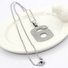 Age Jewelry Stainless Steel Arabic Numerals Number 0 - 9 Pendant Short Necklace