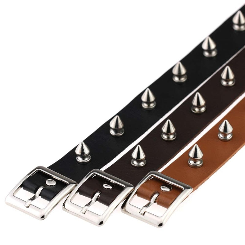 Ahmed Harajuku Spike Rivet Choker Belt Collar Women Pu Leather Goth Necklace for Women Party Club Chocker Sexy Gothic Jewelry