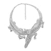 Ahmed Design Exaggerated Punk Full Rhinestone Crocodile Necklace for Women Trend Statement Necklace Collar Bijoux