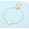 2020 Women Elephant Simple Pure S925 Bracelet Girl Lovely 925 Sliver Bracelet Valentines Gift Jewelry Bileklik Bayan