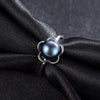 Brand Fashion Resizable Women Rings 8-8.5mm Pearl with 925 Sterling Silver Flower Female Beautiful Ring Gifts